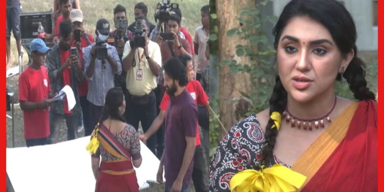 Lal Sari: তাঁতিদের জীবনের টানাপোড়েন নিয়ে ‘লাল শাড়ি’! ছবির শ্যুটিংয়ে ভিড় জমিয়েছে গ্রামবাসী
