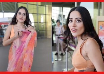 Urfi Javed: শাড়ির আঁচল কাঁধে ধরে রাখতে পারছেন না উরফি! ভাইরাল ভিডিও
