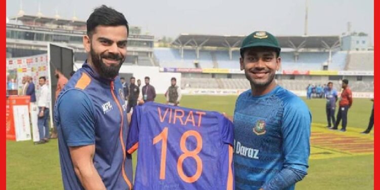 IND vs BAN: মিরপুরে টেস্ট সিরিজ হারের পর বিরাট কোহলির কাছ থেকে বিশেষ উপহার পেলেন মেহেদি হাসান মিরাজ