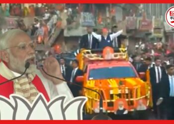 Gujarat Election 2022: গুজরাটে প্রথম দফায় ভোট পড়ল ৫৭ শতাংশ, রোড শো করলেন নরেন্দ্র মোদী