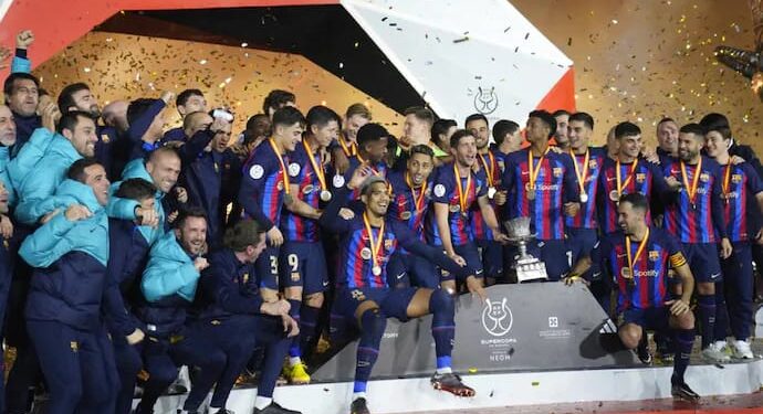 FC Barcelona: রিয়াল মাদ্রিদকে হারিয়ে স্প্যানিশ সুপার কাপ জয় বার্সেলোনার, কোচ হিসেবে প্রথম ট্রফির জিতলেন জাভি