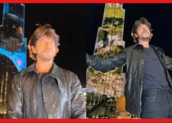 Shah Rukh Khan: বুর্জ খলিফায় সেজে উঠল শাহরুখের ‘পাঠান’, ভাইরাল ভিডিও