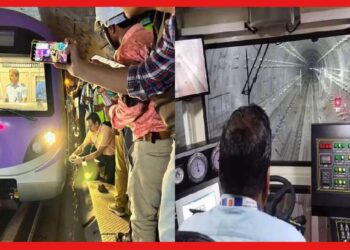 Under Water Metro: গঙ্গার নিচ দিয়ে ছুটলো মেট্রো, ইতিহাস তৈরি করল কলকাতা