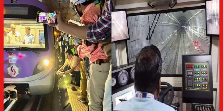 Under Water Metro: গঙ্গার নিচ দিয়ে ছুটলো মেট্রো, ইতিহাস তৈরি করল কলকাতা