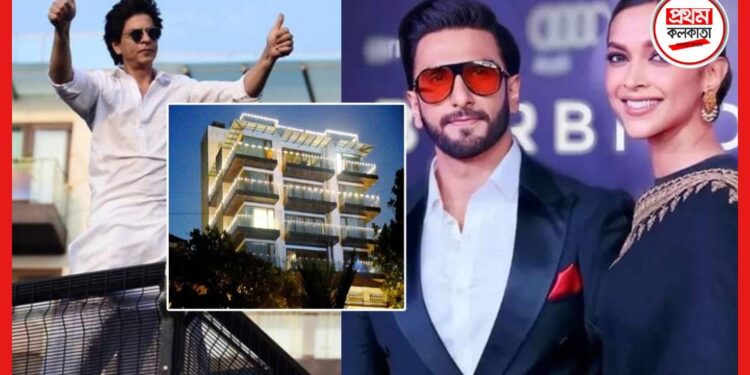 Ranveer Singh Deepika Padukone Shah Rukh Khan: মন্নতকে চ্যালেঞ্জ! শাহরুখের বাড়ির পাশেই বিলাসবহুল বাংলো বানাচ্ছেন রণবীর-দীপিকা