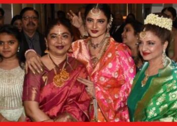 Rekha Sister Radha: রেখার থেকেও দ্বিগুণ সুন্দরী তাঁর বোন! একটা কারণেই বলিউডে জায়গা হল না