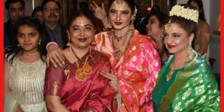 Rekha Sister Radha: রেখার থেকেও দ্বিগুণ সুন্দরী তাঁর বোন! একটা কারণেই বলিউডে জায়গা হল না