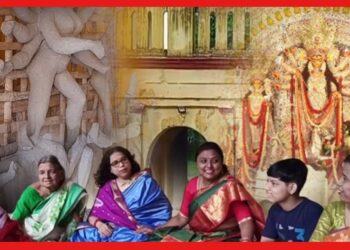 অষ্টমী ও নবমীর সন্ধিক্ষণে বন্দুক ফাটানো হয়! ২৭৪ বছরের রীতি আজও অটুট! এ যেন অন্যরকম পুজো