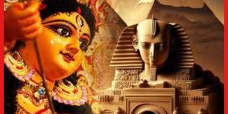বেলঘরিয়া ১৭ পল্লীতে মা দুর্গা আসছেন মিশর থেকে, পুজোয় পিরামিড দেখার সুযোগ