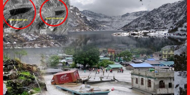 ISRO Satellite image of Sikkim Flood: সিকিমের লোনাক হ্রদ আধভাগ উধাও! লেক ফাটার ছবি প্রকাশ্যে, দেখলে তাজ্জব লাগবে