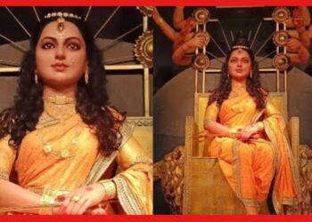 মা যেন জীবন্ত! হরিদেবপুর ৪১ পল্লীর প্রতিমা দেখলে চমকে যাবেন