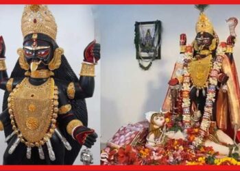 Naihati Boro Maa: ১০০ ভরি সোনার গয়নায় সাজলেন নৈহাটির বড়মা, নতুন মন্দিরে পুজো কবে দিতে পারবেন ?