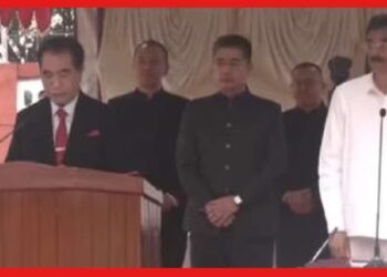 Mizoram CM Oath Ceremony: মিজোরামের মুখ্যমন্ত্রী হিসাবে শপথ নিলেন লালডুহোমা