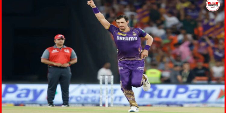 KKR vs SRH: বড় মঞ্চে জাত চেনালেন স্টার্ক, আগুনে স্পেলে তছনছ হায়দ্রাবাদ
