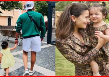 Alia Bhatt and Ranveer Kapoor: ক্যামেরার সামনে এসেই বাজিমাত রণবীরের কন্যার, এবার যা করল রাহা ?