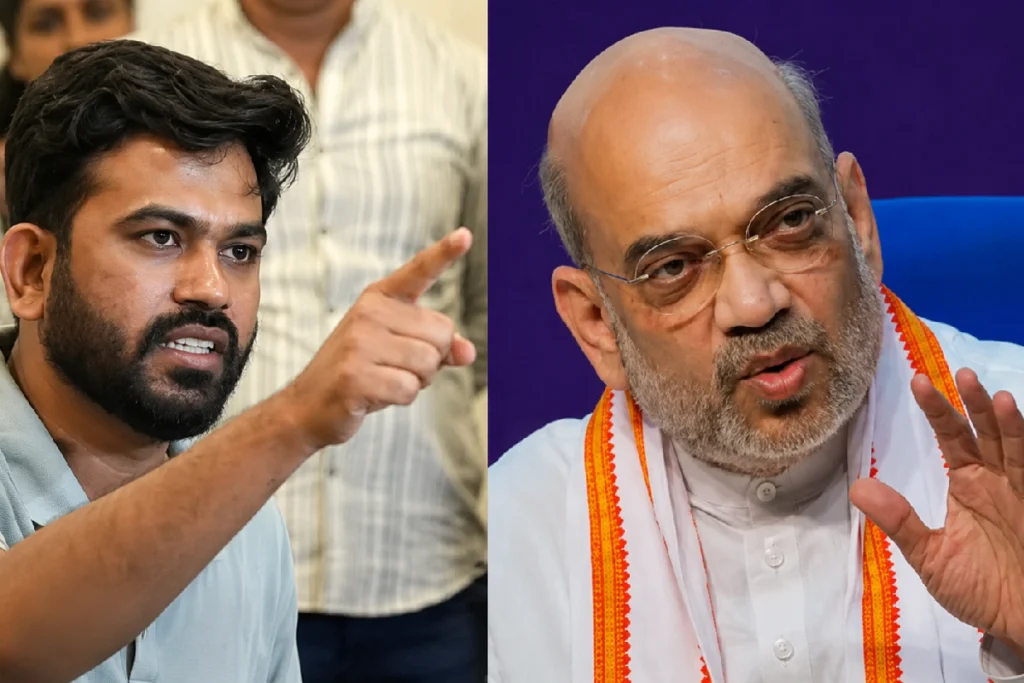 Abhijeet Dipke Amit Shah Resignation – CJP founder Abhijeet Dipke addresses reporters while demanding Union Home Minister Amit Shah's resignation over the July 20 Jantar Mantar protest crackdown.