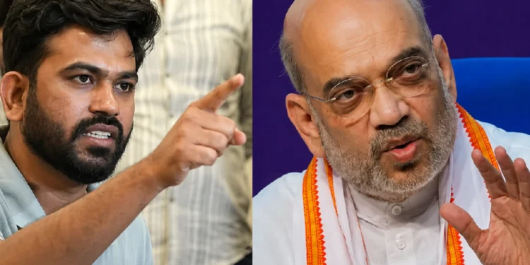 Abhijeet Dipke Amit Shah Resignation – CJP founder Abhijeet Dipke addresses reporters while demanding Union Home Minister Amit Shah's resignation over the July 20 Jantar Mantar protest crackdown.