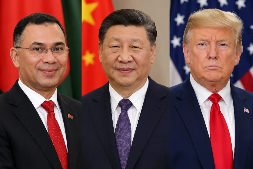 Bangladesh Foreign Policy discussion highlighting Bangladesh's diplomatic approach toward India, the United States, and China while emphasizing balanced international relations and national interests.
