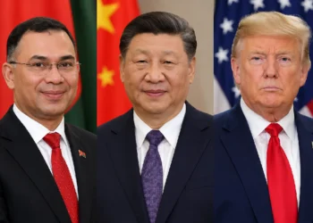 Bangladesh Foreign Policy discussion highlighting Bangladesh's diplomatic approach toward India, the United States, and China while emphasizing balanced international relations and national interests.