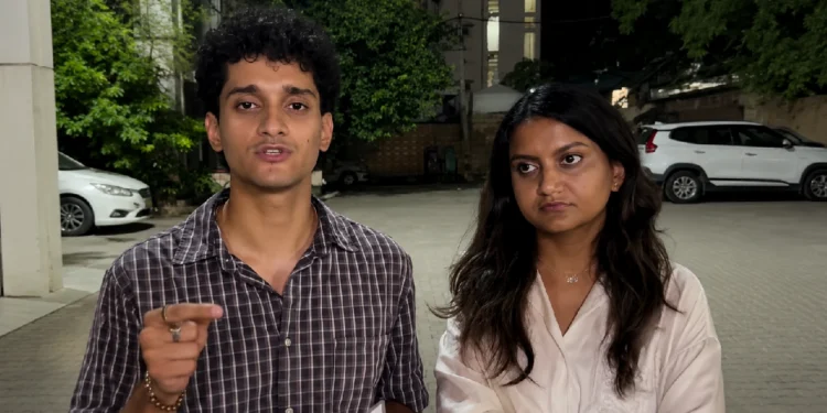 Cockroach Janata Party representatives discussing legal protection and government assurance for protesters