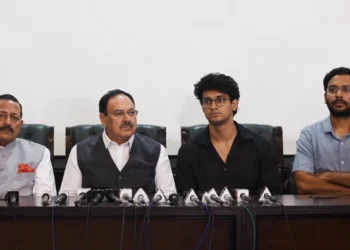CJP Protest Ends – Supporters of the Cockroach Janta Party celebrate after the announcement that the protest ended following Dharmendra Pradhan's resignation and the government's acceptance of key demands.