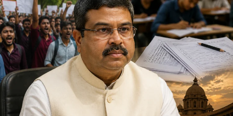 Dharmendra Pradhan Resignation after student protests and NEET paper leak controversy