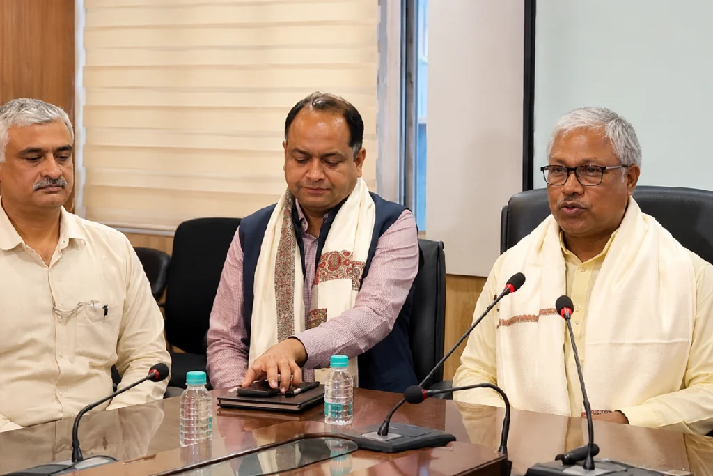 West Bengal School Curriculum review meeting discussing syllabus changes, school uniforms, curriculum planning and teachers' role in census duty under the state education department.