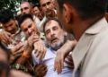 Rahul Gandhi Protest in New Delhi as Congress leaders are detained during a demonstration over examination paper leaks and student concerns