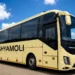 Kolkata to Delhi Luxury Bus by Shyamoli featuring a premium sleeper coach with bio-toilet, Wi-Fi, GPS tracking, and modern passenger amenities for direct travel between Kolkata and New Delhi.