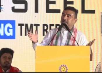 Mejia Steel Investment project inaugurated in Bankura by Chief Minister Suvendu Adhikari, featuring a ₹15,000 crore industrial expansion expected to generate nearly 20,000 direct and indirect employment opportunities.