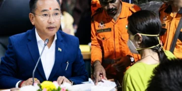 Sikkim Tunnel Collapse rescue operation as emergency teams search for trapped workers amid concerns over methane gas