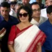 Taslima Nasrin Kolkata Visit – Bangladeshi author Taslima Nasrin receives a warm welcome at Kolkata Airport after returning to the city nearly 20 years later for her book launch event.