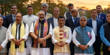 Bharat Tex 2026 exhibition showcasing India's textile industry with global exhibitors, international buyers, and investment commitments worth Rs 14,300 crore.