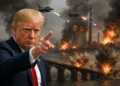 Trump Iran Threat: US President Donald Trump warns of expanded strikes on Iran targeting power plants and bridges as tensions over the Hormuz Strait continue to escalate.