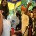 Dharmendra Pradhan Resignation Protest – Abhijeet Dipke celebrates with supporters after receiving news of Dharmendra Pradhan's resignation during the student protest at Jantar Mantar.