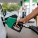 E20 Ethanol Blended Petrol being dispensed at a fuel station in India as motorists refuel their vehicles under the government's ethanol blending initiative.