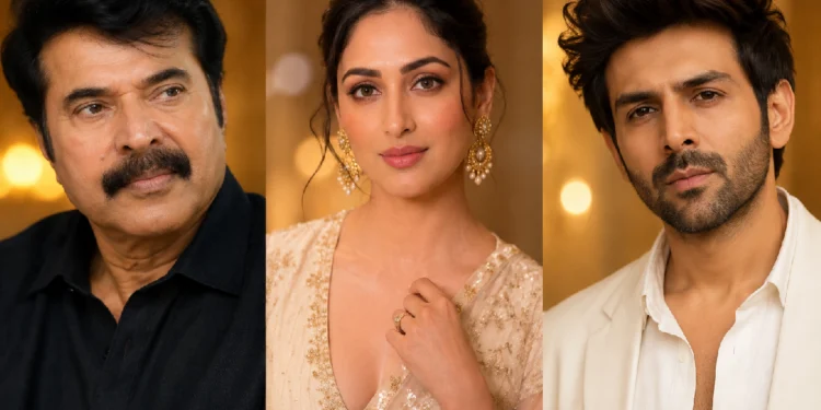 72nd National Film Awards winners Mammootty, Yami Gautam and Kartik Aaryan receiving top acting honours at India's prestigious film awards.
