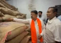 Guma Ration Irregularities investigation as West Bengal Food Minister Ashok Kirtania conducts a surprise raid on a ration dealer's warehouse in North 24 Parganas.