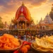 Freshly fried papad being served at a traditional Rath Mela Papad History stall during Rath Yatra, reflecting Bengal's long-standing fair food tradition.