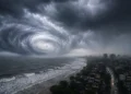 Bay of Bengal Low Pressure bringing heavy rainfall over Kolkata and South Bengal as forecast by IMD