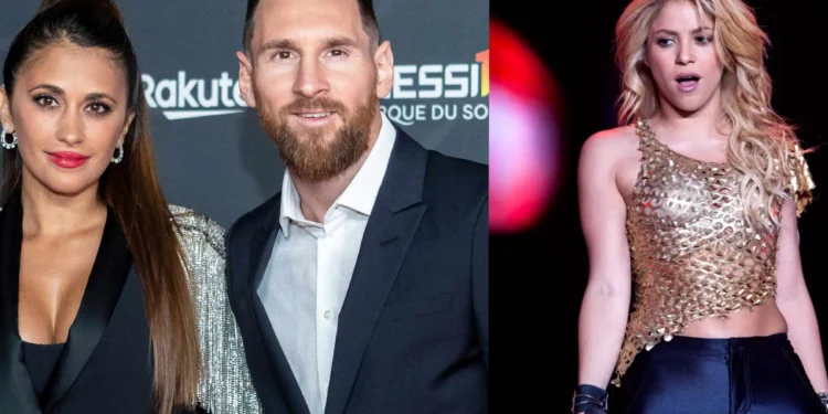 Shakira Lionel Messi Instagram Story featuring Shakira praising Lionel Messi ahead of the FIFA World Cup 2026 final, while Antonela Roccuzzo reacts by sharing the emotional tribute on Instagram.