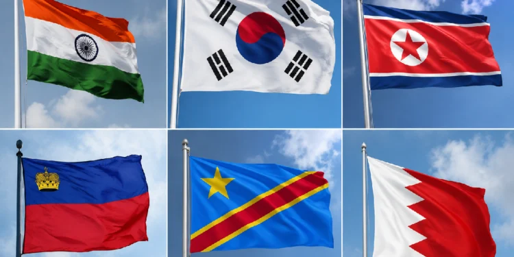 Countries Sharing Independence Day With India on August 15, featuring India and other nations observing independence, liberation or national celebrations