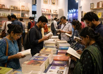 Kolkata International Bookfair 2027 advisory board meeting with Prasenjit Bakshi, Debjit Sarkar and other members