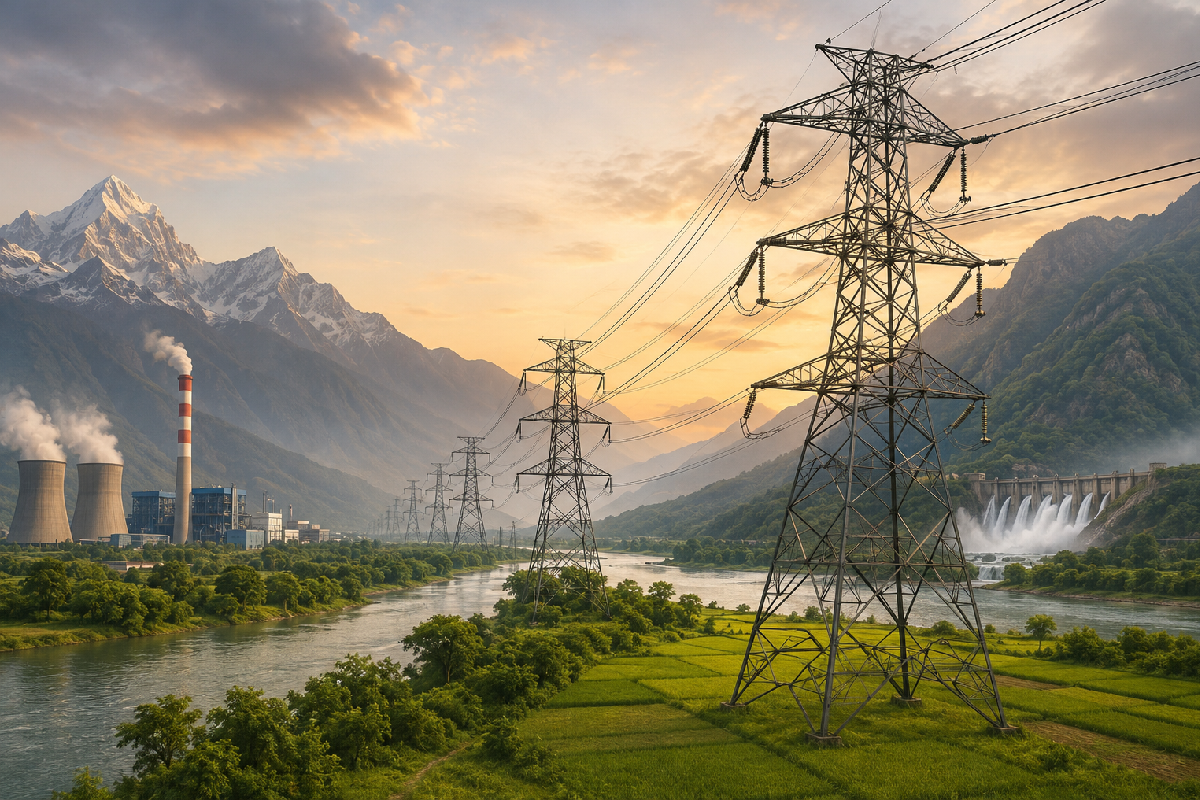 Bangladesh Power Corridor with 765 kV high voltage transmission line through Bangladesh