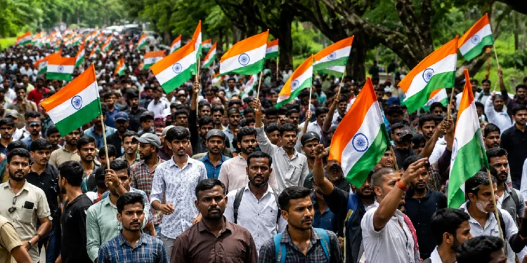 Jharkhand Student Protest in Ranchi as job aspirants march towards Jharkhand Assembly