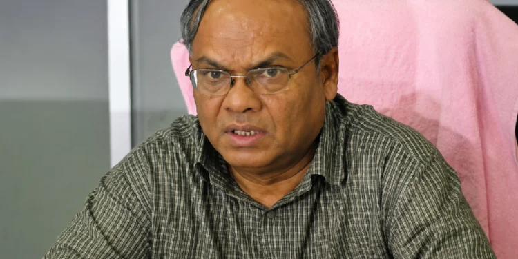 Ruhul Kabir Rizvi BNP Acting Secretary General at the BNP central office after being appointed as the party’s acting secretary general.
