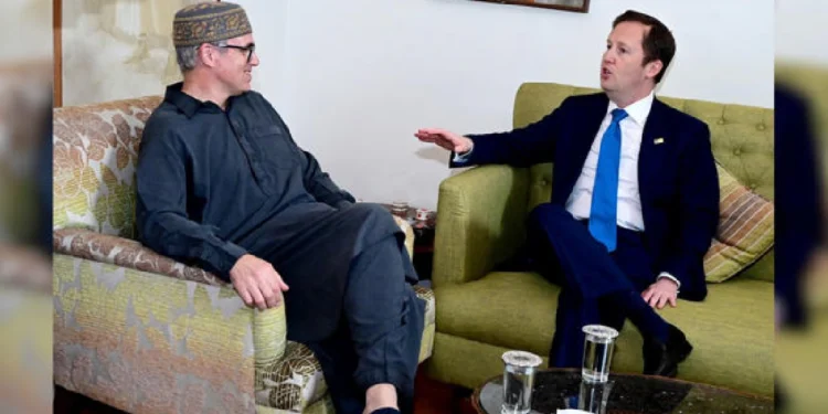 Sergio Gor Kashmir visit and statement calling Jammu and Kashmir an important part of India