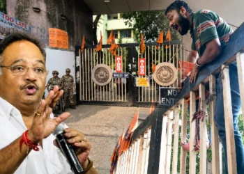 Shamik Bhattacharya speaking about Jadavpur University and ABVP BJP relations