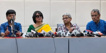 Taslima Nasrin Bangladesh Remarks during a public event in Kolkata, where the author spoke about freedom of expression, women's rights, madrasa education, Bangladesh's political situation, Chinmoy Krishna Das, and India-Bangladesh relations.