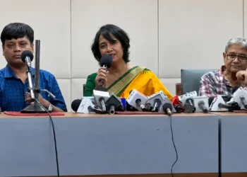 Taslima Nasreen Joy Goswami Controversy: Taslima Nasreen addresses the media, speaking about the Joy Goswami controversy, freedom of expression, and equal rights for all women during a press interaction in Kolkata.